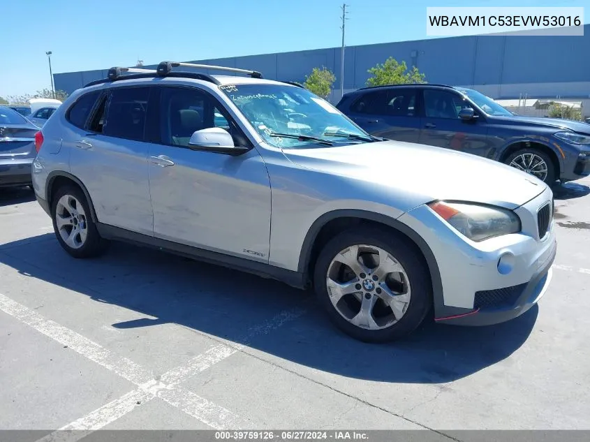 2014 BMW X1 Sdrive28I VIN: WBAVM1C53EVW53016 Lot: 39759126