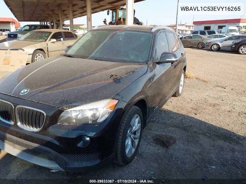 2014 BMW X1 xDrive28I VIN: WBAVL1C53EVY16265 Lot: 39833367