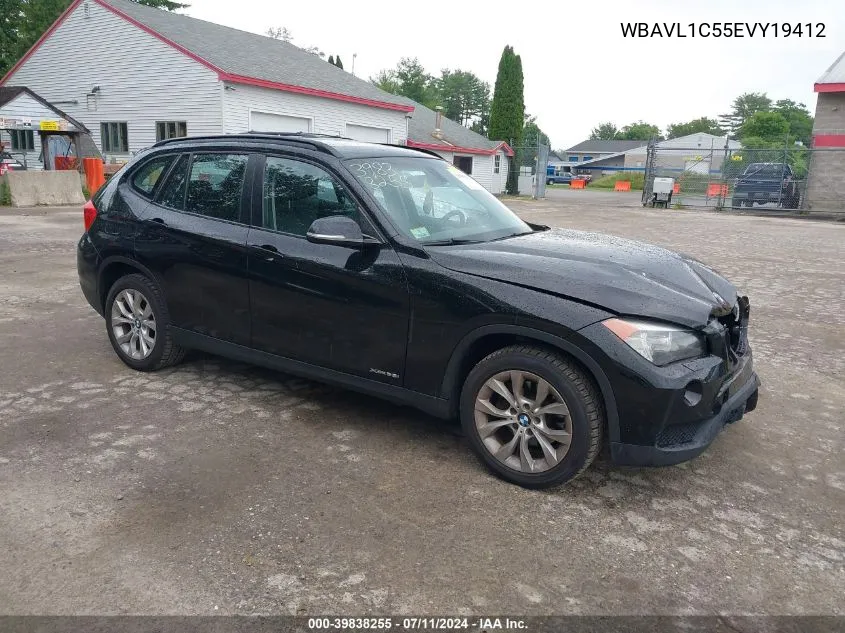 2014 BMW X1 xDrive28I VIN: WBAVL1C55EVY19412 Lot: 39838255