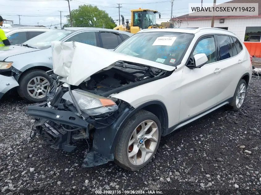 2014 BMW X1 xDrive28I VIN: WBAVL1C5XEVY19423 Lot: 39923735