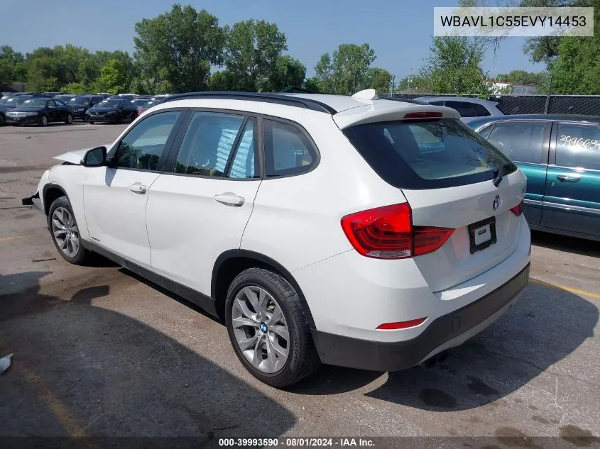 2014 BMW X1 xDrive28I VIN: WBAVL1C55EVY14453 Lot: 39993590