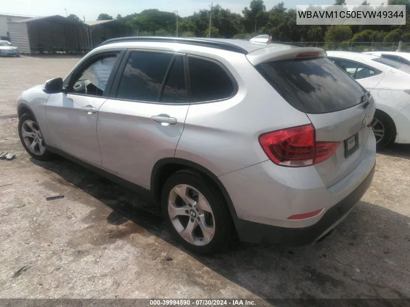 2014 BMW X1 Sdrive28I VIN: WBAVM1C50EVW49344 Lot: 39994590