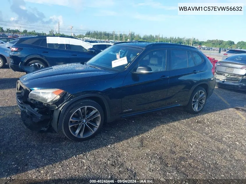 2014 BMW X1 Sdrive28I VIN: WBAVM1C57EVW56632 Lot: 40243446