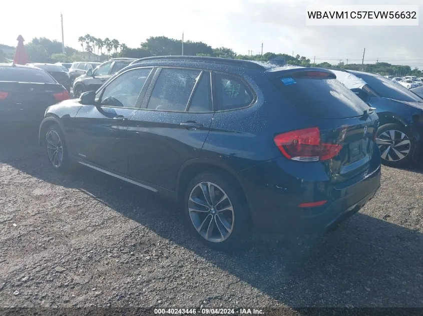 2014 BMW X1 Sdrive28I VIN: WBAVM1C57EVW56632 Lot: 40243446