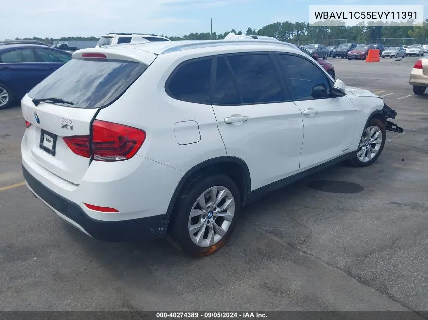 2014 BMW X1 xDrive28I VIN: WBAVL1C55EVY11391 Lot: 40274389