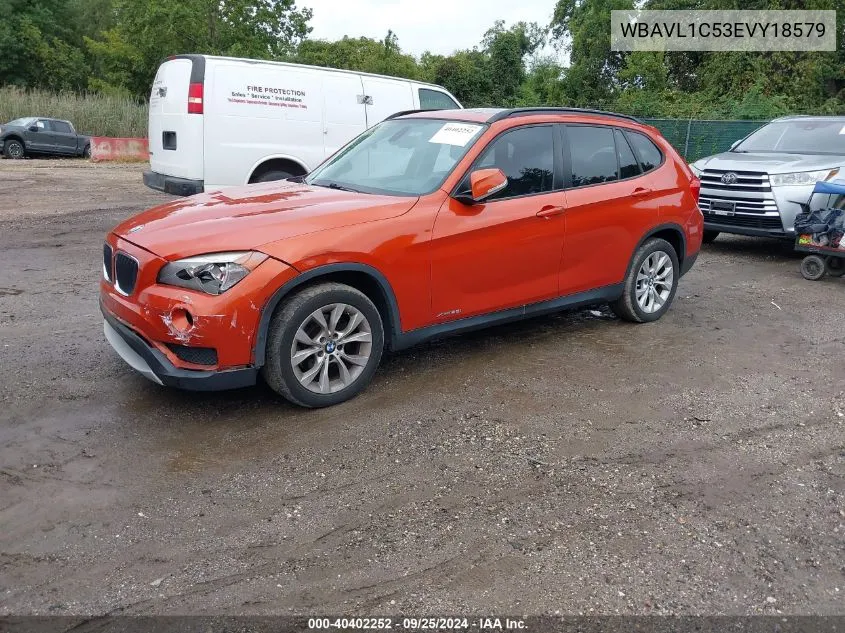 2014 BMW X1 xDrive28I VIN: WBAVL1C53EVY18579 Lot: 40402252