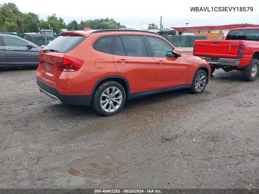 2014 BMW X1 xDrive28I VIN: WBAVL1C53EVY18579 Lot: 40402252