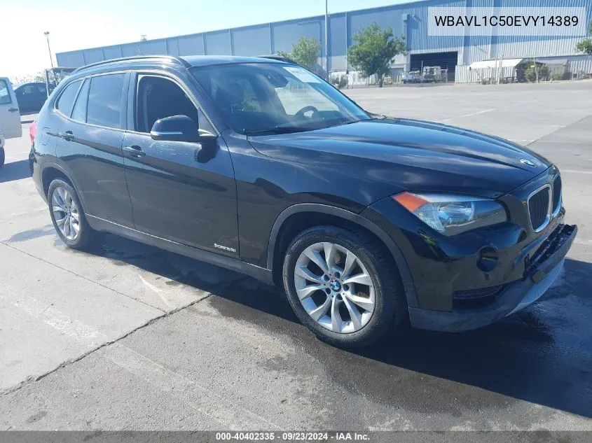 2014 BMW X1 xDrive28I VIN: WBAVL1C50EVY14389 Lot: 40402335