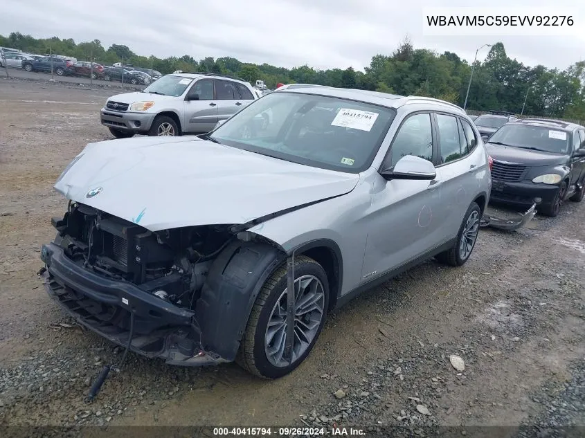 2014 BMW X1 xDrive35I VIN: WBAVM5C59EVV92276 Lot: 40415794