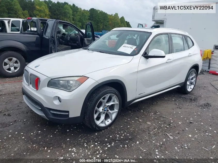 2014 BMW X1 xDrive28I VIN: WBAVL1C5XEVY22094 Lot: 40433795