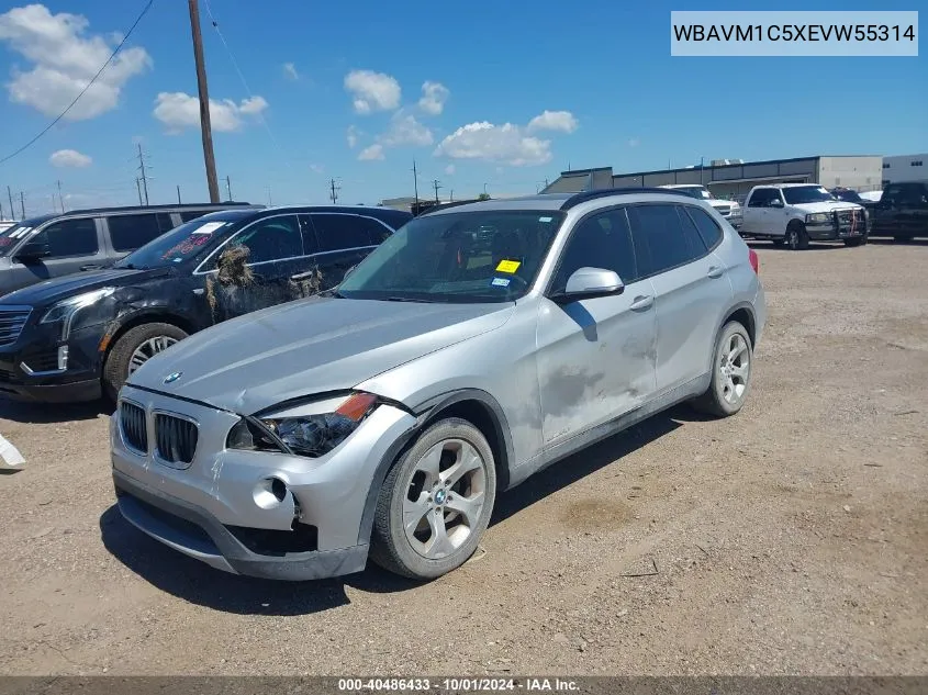 2014 BMW X1 Sdrive28I VIN: WBAVM1C5XEVW55314 Lot: 40486433