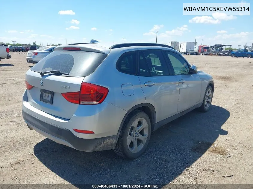 2014 BMW X1 Sdrive28I VIN: WBAVM1C5XEVW55314 Lot: 40486433