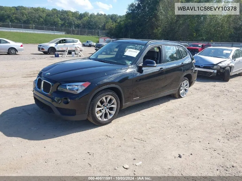 WBAVL1C58EVY10378 2014 BMW X1 xDrive28I