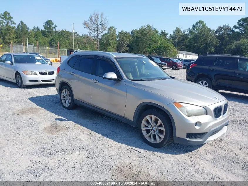 2014 BMW X1 xDrive28I VIN: WBAVL1C51EVY14479 Lot: 40532180