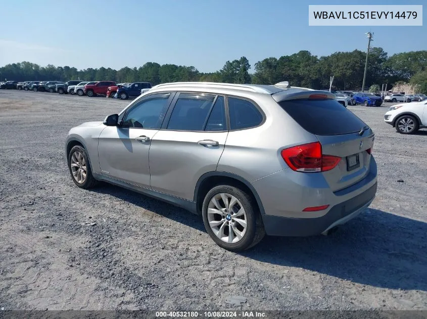 2014 BMW X1 xDrive28I VIN: WBAVL1C51EVY14479 Lot: 40532180