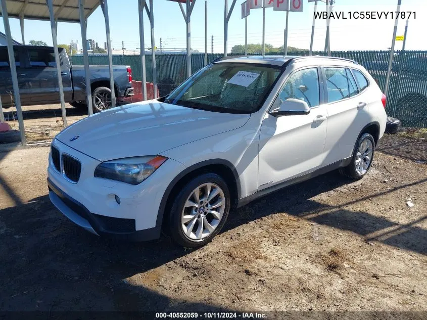 2014 BMW X1 xDrive28I VIN: WBAVL1C55EVY17871 Lot: 40552059