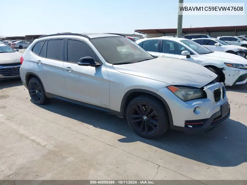 2014 BMW X1 Sdrive28I VIN: WBAVM1C59EVW47608 Lot: 40559369