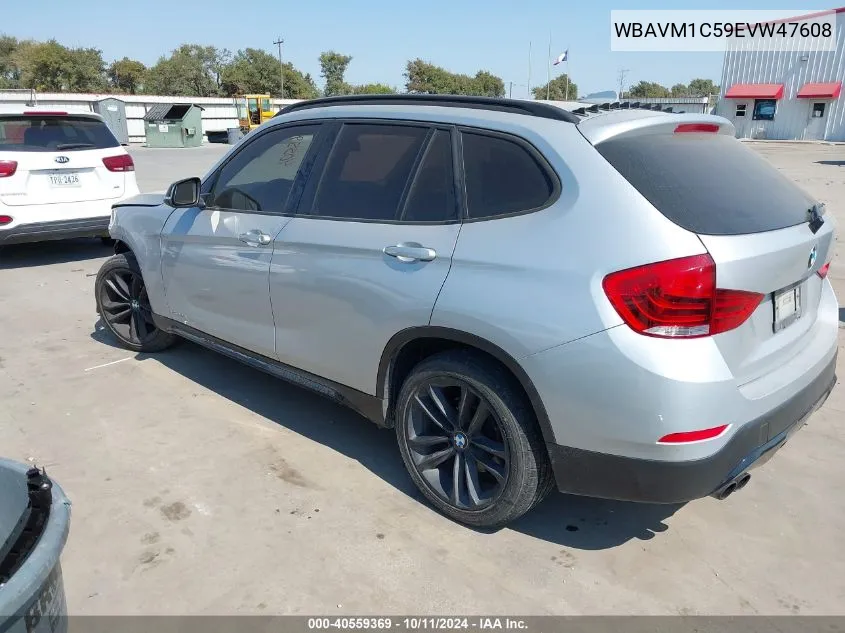 2014 BMW X1 Sdrive28I VIN: WBAVM1C59EVW47608 Lot: 40559369