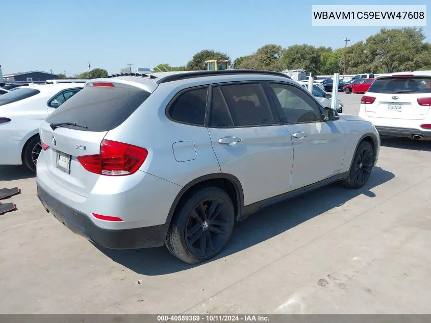 2014 BMW X1 Sdrive28I VIN: WBAVM1C59EVW47608 Lot: 40559369