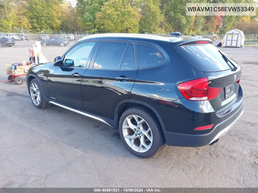 2014 BMW X1 Sdrive28I VIN: WBAVM1C58EVW53349 Lot: 40561521