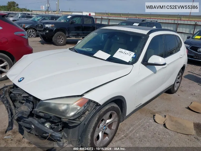 2014 BMW X1 Sdrive28I VIN: WBAVM1C52EVW55386 Lot: 40624372