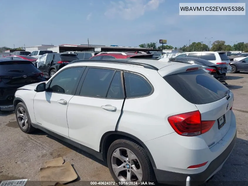 2014 BMW X1 Sdrive28I VIN: WBAVM1C52EVW55386 Lot: 40624372