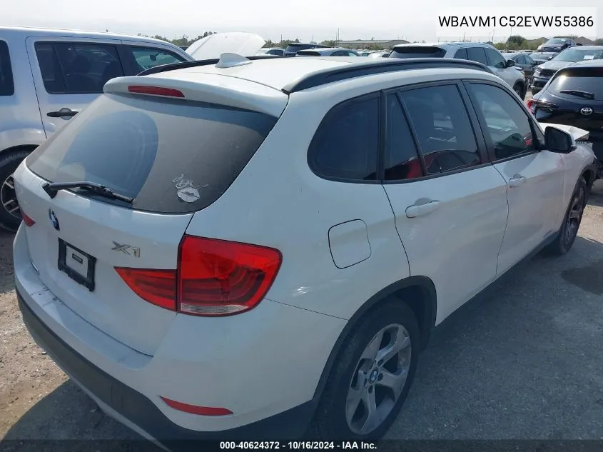 2014 BMW X1 Sdrive28I VIN: WBAVM1C52EVW55386 Lot: 40624372