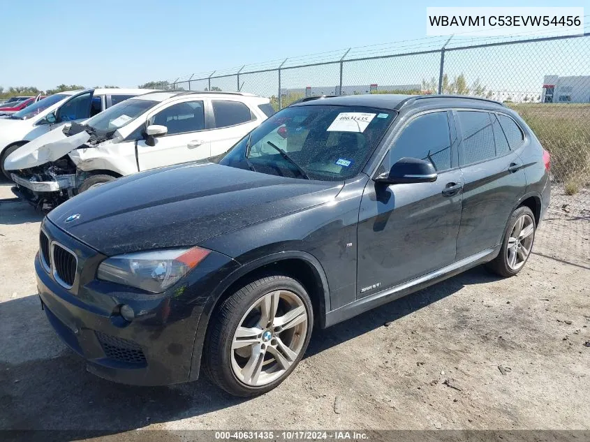 2014 BMW X1 Sdrive28I VIN: WBAVM1C53EVW54456 Lot: 40631435