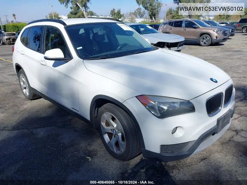 2014 BMW X1 Sdrive28I VIN: WBAVM1C53EVW50102 Lot: 40645085