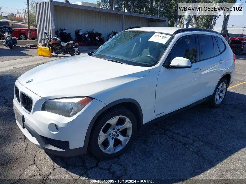 2014 BMW X1 Sdrive28I VIN: WBAVM1C53EVW50102 Lot: 40645085