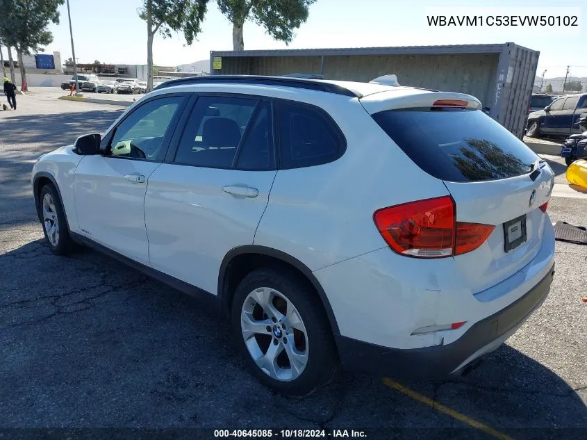 WBAVM1C53EVW50102 2014 BMW X1 Sdrive28I