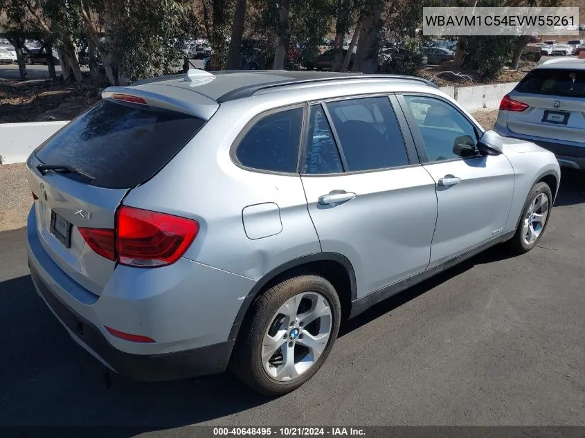 2014 BMW X1 Sdrive28I VIN: WBAVM1C54EVW55261 Lot: 40648495