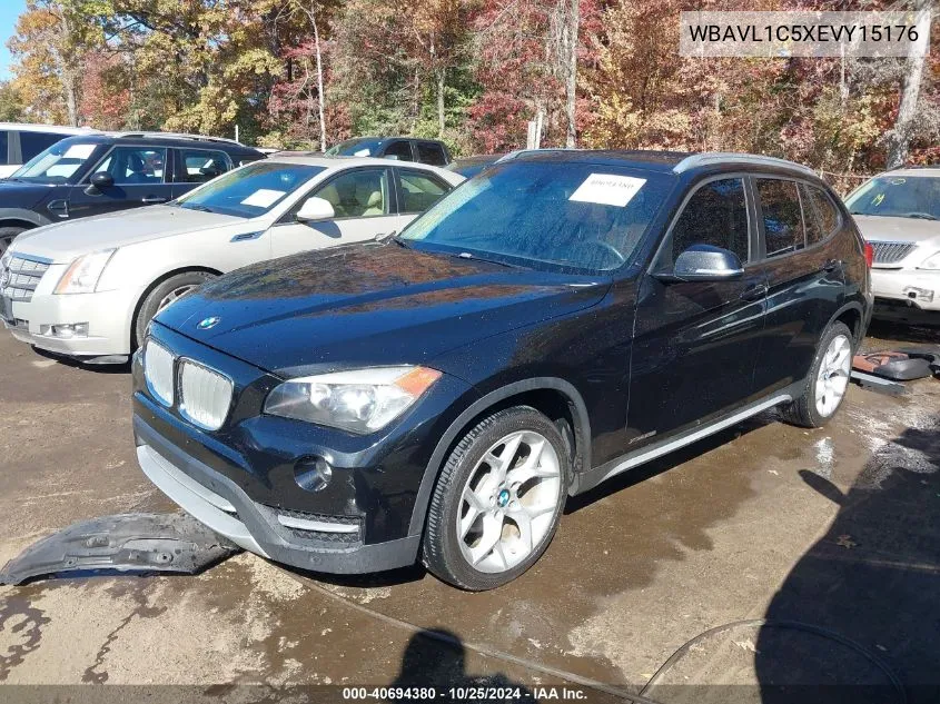 2014 BMW X1 xDrive28I VIN: WBAVL1C5XEVY15176 Lot: 40694380