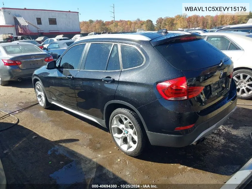 2014 BMW X1 xDrive28I VIN: WBAVL1C5XEVY15176 Lot: 40694380