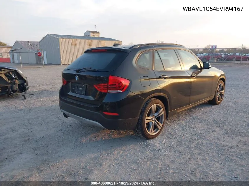 2014 BMW X1 xDrive28I VIN: WBAVL1C54EVR94167 Lot: 40698621