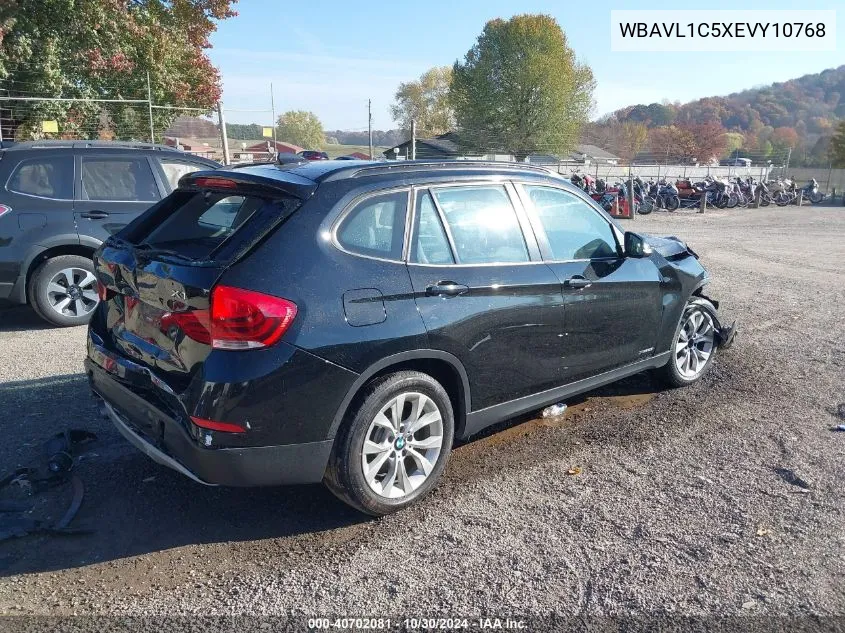 2014 BMW X1 xDrive28I VIN: WBAVL1C5XEVY10768 Lot: 40702081