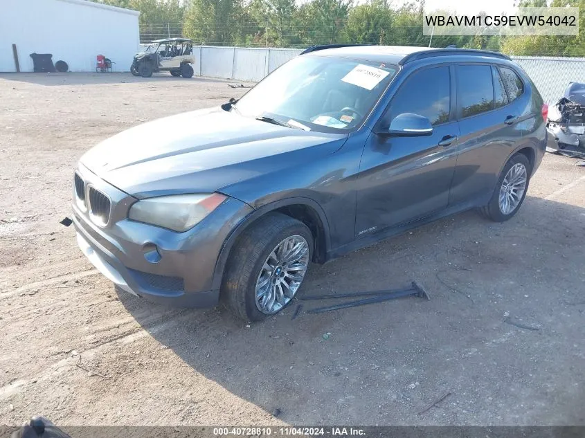 2014 BMW X1 Sdrive28I VIN: WBAVM1C59EVW54042 Lot: 40728810