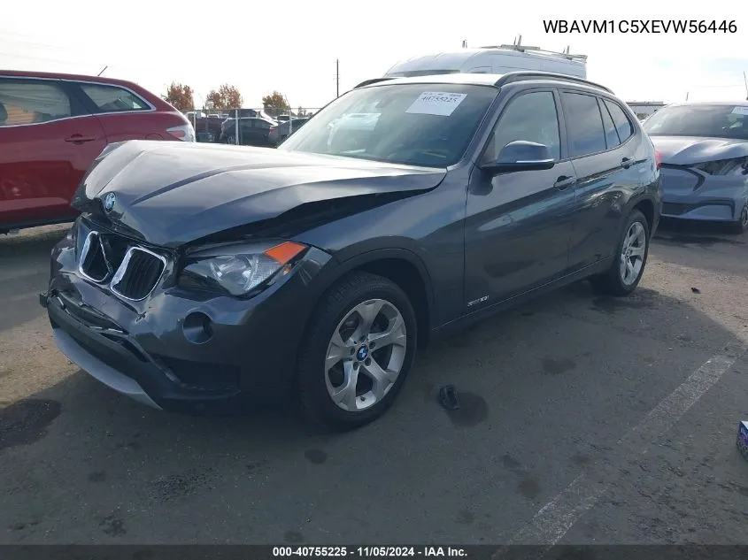 2014 BMW X1 Sdrive28I VIN: WBAVM1C5XEVW56446 Lot: 40755225