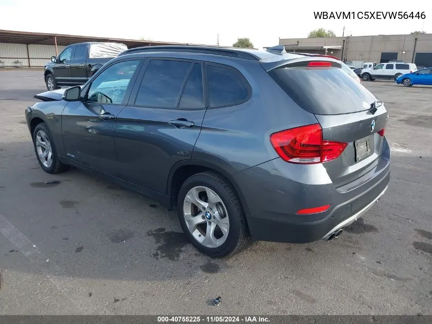 2014 BMW X1 Sdrive28I VIN: WBAVM1C5XEVW56446 Lot: 40755225