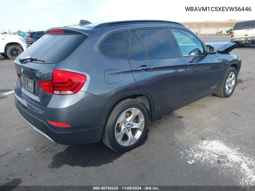 2014 BMW X1 Sdrive28I VIN: WBAVM1C5XEVW56446 Lot: 40755225