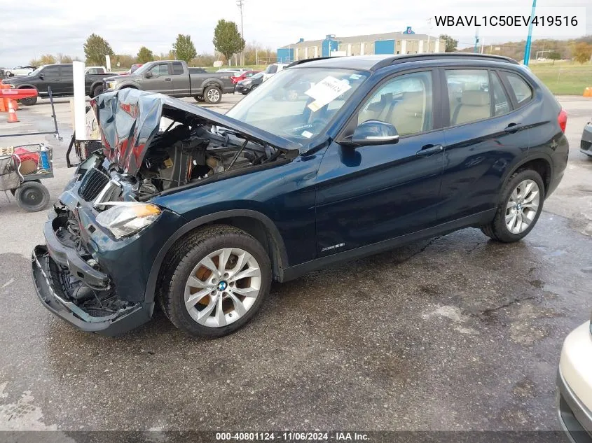 2014 BMW X1 xDrive28I VIN: WBAVL1C50EV419516 Lot: 40801124