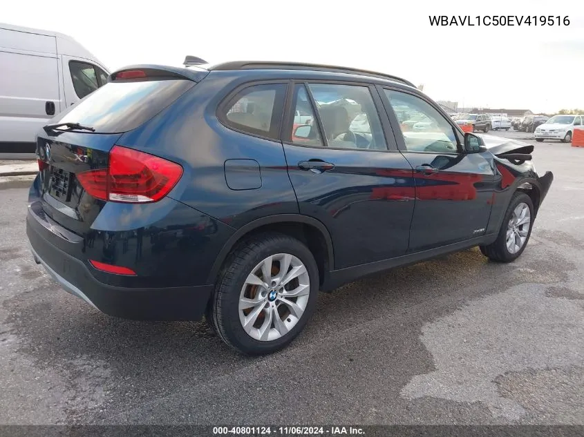 2014 BMW X1 xDrive28I VIN: WBAVL1C50EV419516 Lot: 40801124