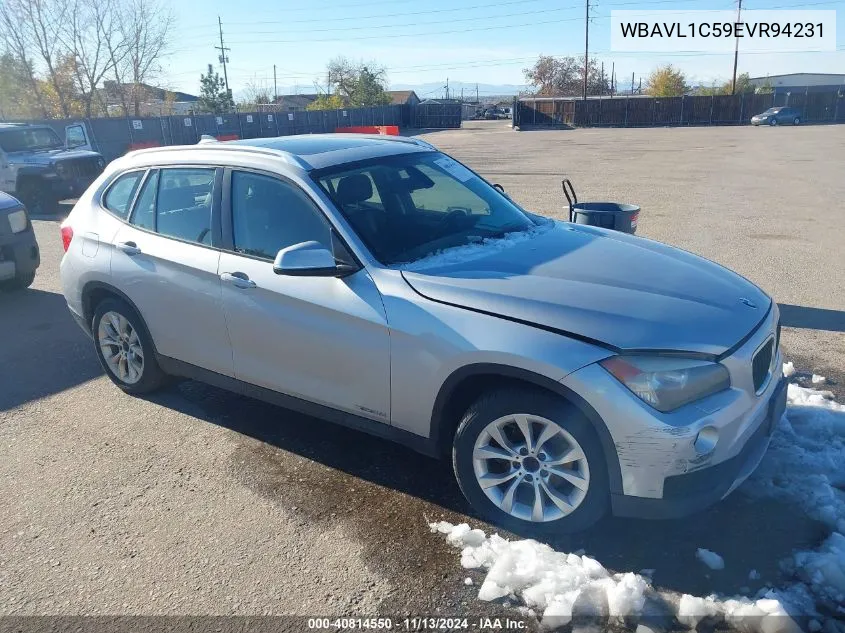 2014 BMW X1 xDrive28I VIN: WBAVL1C59EVR94231 Lot: 40814550