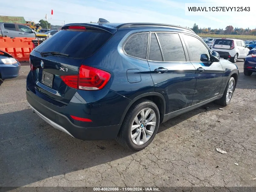 2014 BMW X1 xDrive28I VIN: WBAVL1C57EVY12543 Lot: 40820086