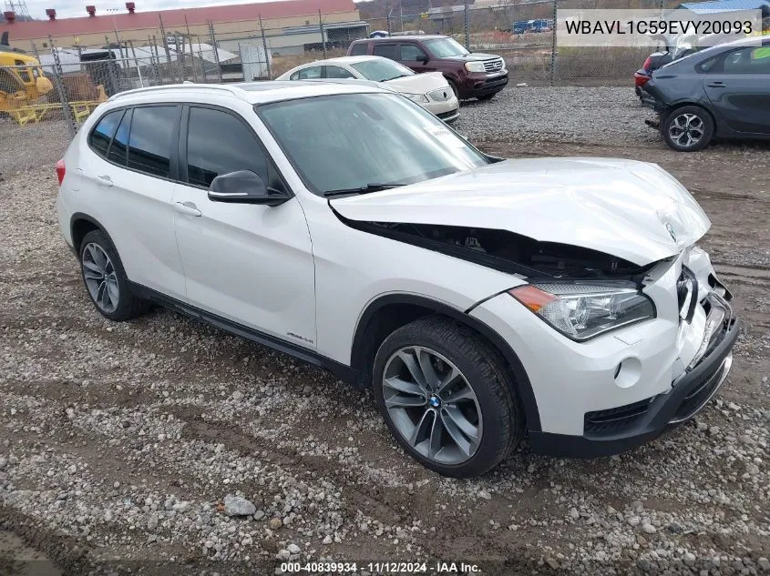 2014 BMW X1 xDrive28I VIN: WBAVL1C59EVY20093 Lot: 40839934