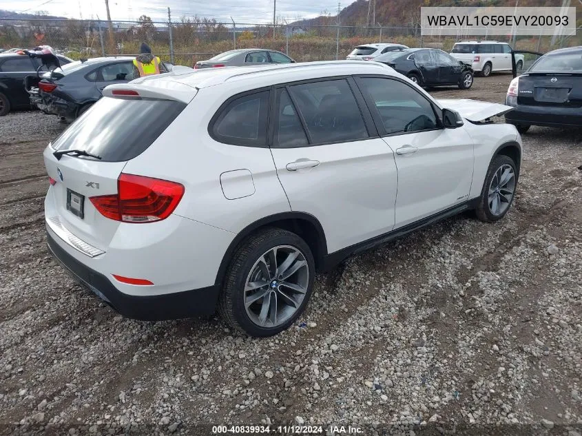 2014 BMW X1 xDrive28I VIN: WBAVL1C59EVY20093 Lot: 40839934