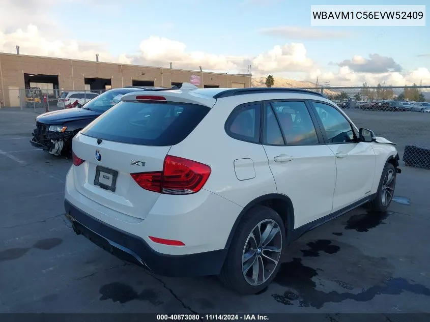 2014 BMW X1 Sdrive28I VIN: WBAVM1C56EVW52409 Lot: 40873080