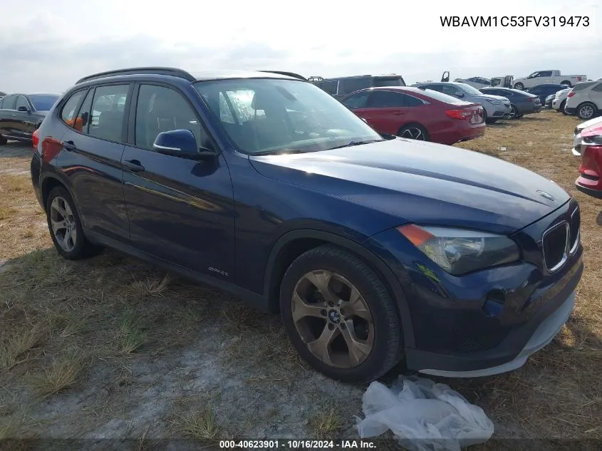 2015 BMW X1 Sdrive28I VIN: WBAVM1C53FV319473 Lot: 40623901