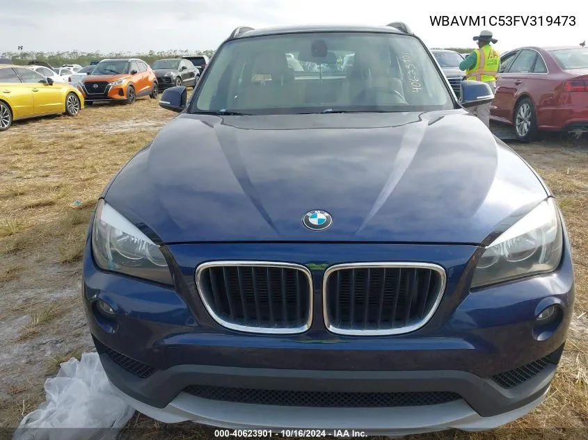 2015 BMW X1 Sdrive28I VIN: WBAVM1C53FV319473 Lot: 40623901