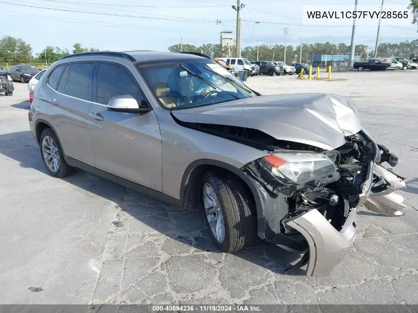 2015 BMW X1 xDrive28I VIN: WBAVL1C57FVY28565 Lot: 40894236